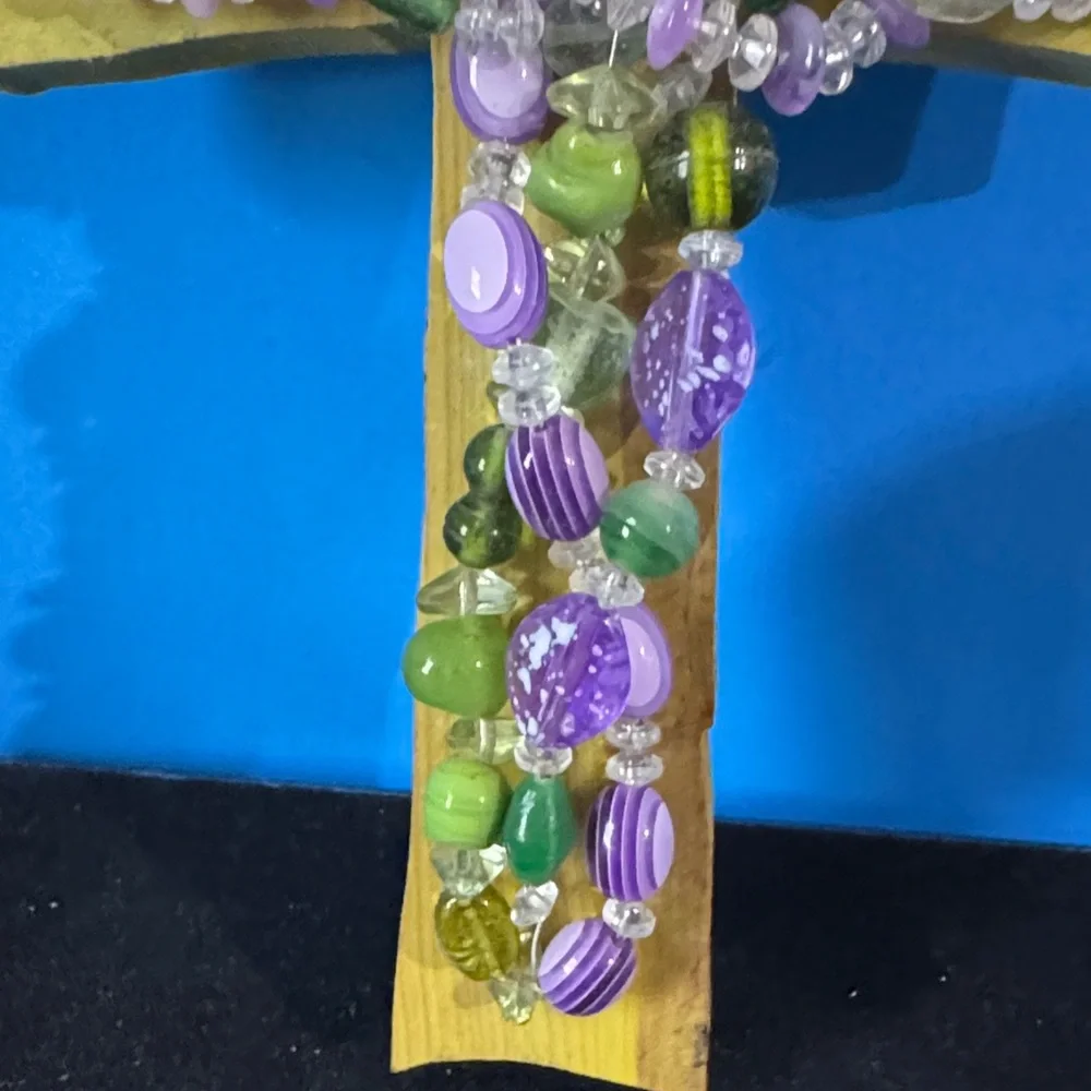 Beautiful handmade Beaded Cross Wall Decor